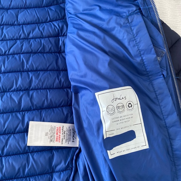 JOULES Boys Light Puffer Jacket, waterproof, recycled polyester - Picture 5 of 8